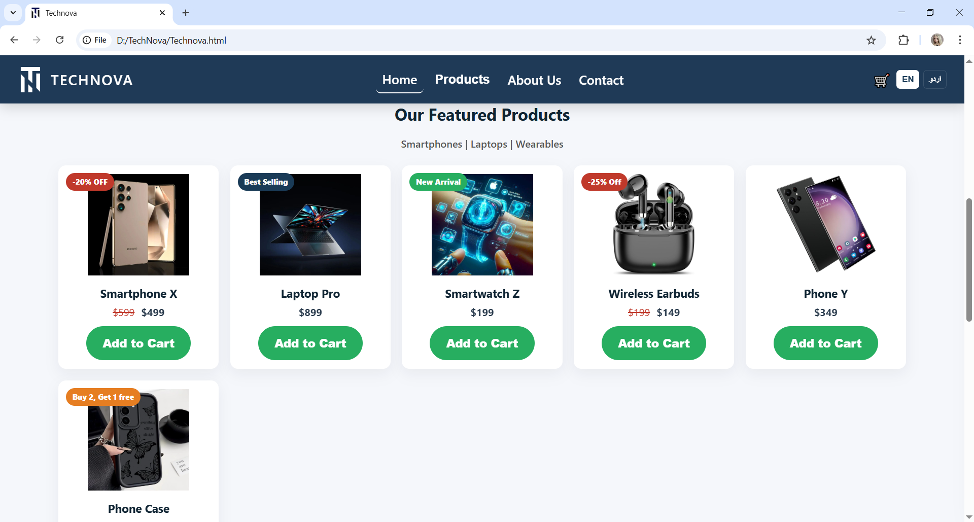 E-Commerce Website